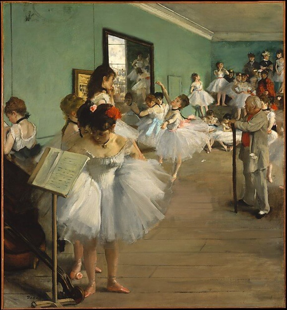 Edgar Degas-La clase de baile